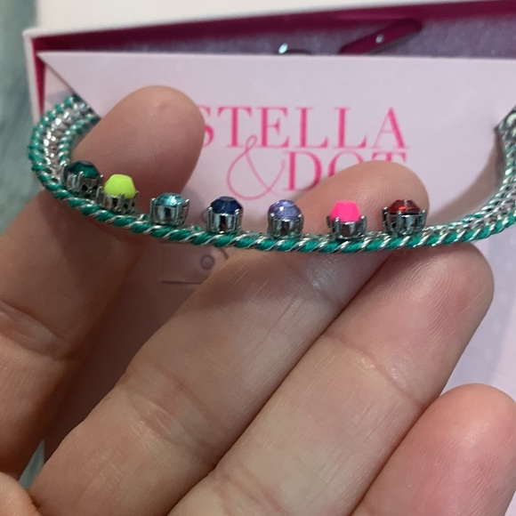 Stella & Dot Rainbow Bracelet Sliver Women’s - Picture 3 of 3